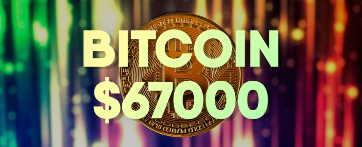 bitcoin $67000